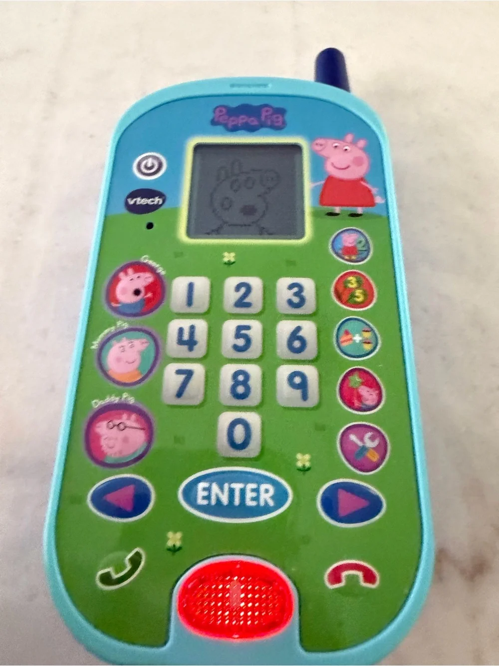 Peppa Pig Learning Phone - Teal, Blue and Green